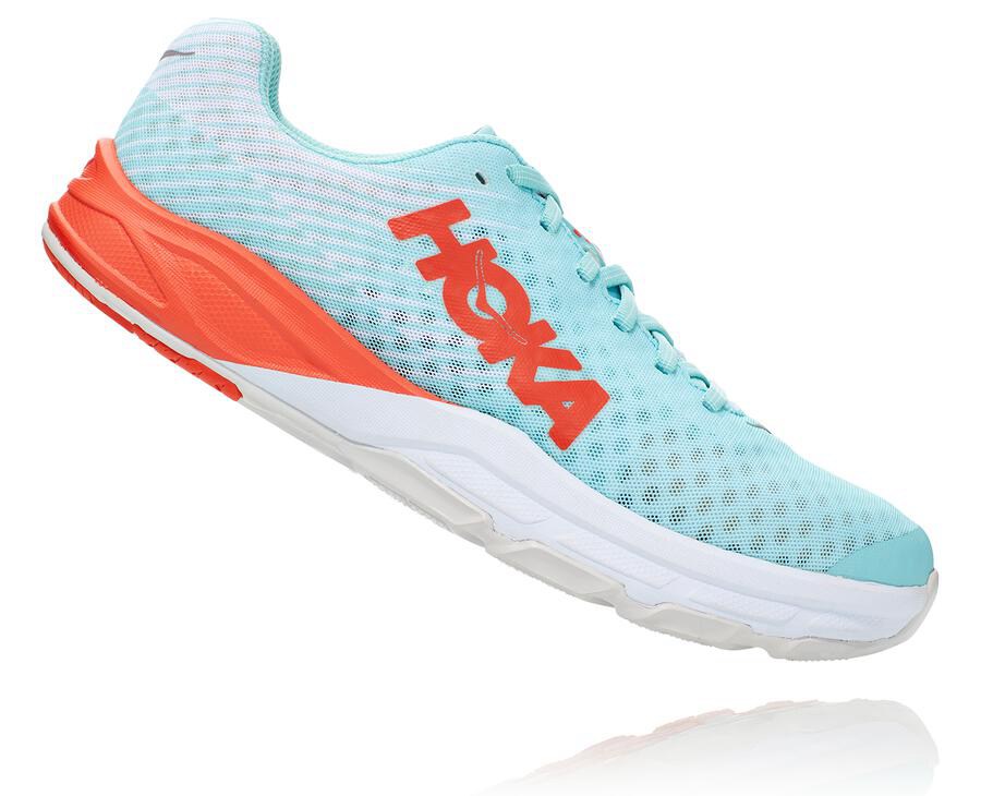 Chaussure Running Hoka One One Evo Carbon Rocket Femme - Bleu - EON-408712